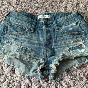 Hollister Sz1 Shorts Frayed